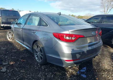 2017 Hyundai Sonata Sport 2.0T from USA, damaged, VIN 5NPE34AB4HH537196